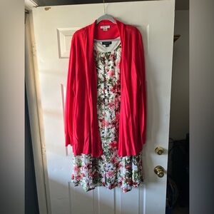 Two Piece dress with Sweater Sz 28w